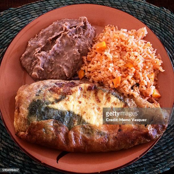 mexican food! - chile relleno stock pictures, royalty-free photos & images