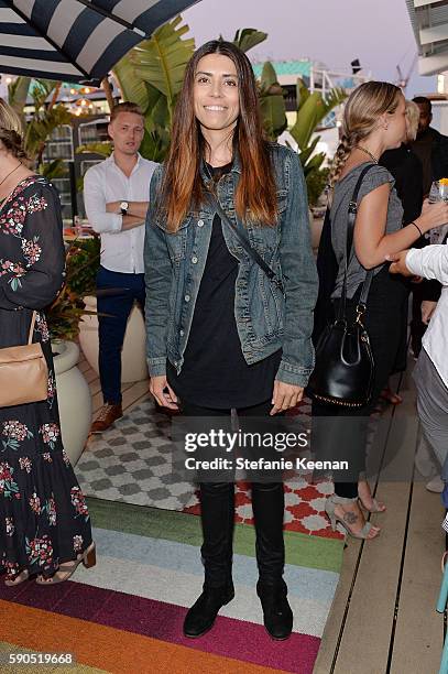 Cassandra Katie attends LOFT and Yes Way Rose Celebrate Summer In LA at Mama Shelter on August 16, 2016 in Los Angeles, California.