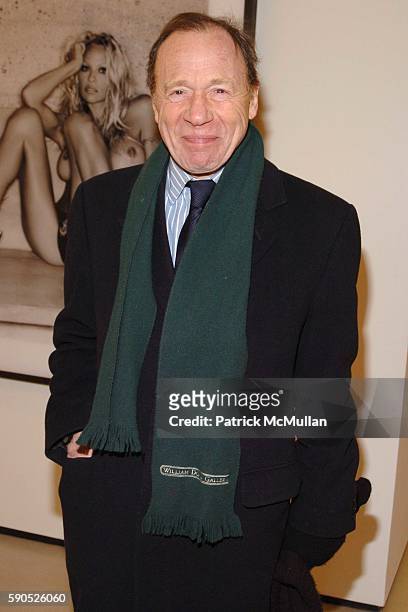 Anthony Haden-Guest attends The Opening of "Pam: American Icon", Photograghs by Sante D'Orazio at Stellan Holm Gallery on January 21, 2005 in New...