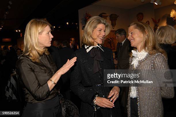 Dailey Pattee, Jamee Gregory and Aura Binbell attend The 51st Annual Winter Antiques Show Benefiting the East Side House Settlement at The Seventh...