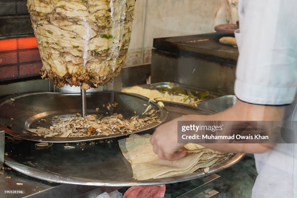 Shawarma or Doner Kebab
