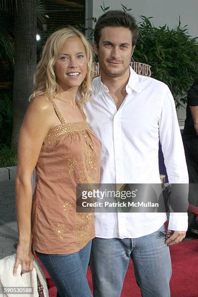 Erin Bartlett and Oliver Hudson attend "Skeleton Key" - Los Angeles Premiere at Universal Studio Cinemas on August 2, 2005 in Universal City, CA.