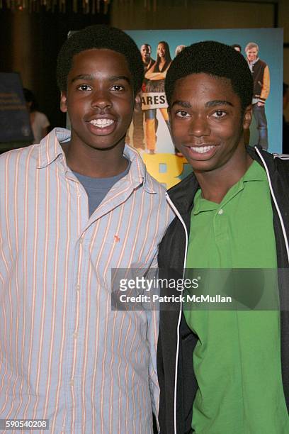 Daniel Curtis Lee and Nathaniel Lee attend "Dirty Deeds" - World Premiere at Directors Guild of America on August 23, 2005 in Hollywood, CA.