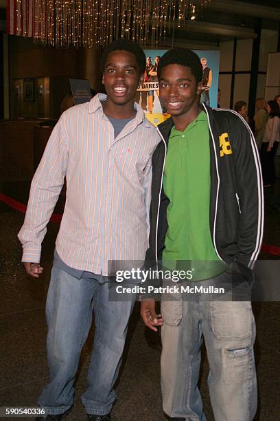 Daniel Curtis Lee and Nathaniel Lee attend "Dirty Deeds" - World Premiere at Directors Guild of America on August 23, 2005 in Hollywood, CA.