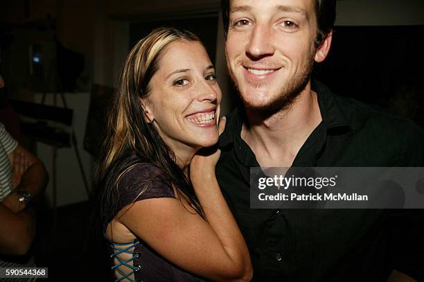 Juliana Mayo and Dave Smith attend Opening of the American Photo Emerging Photographers Exhibit at House of Campari on August 11, 20055 in Venice, CA.