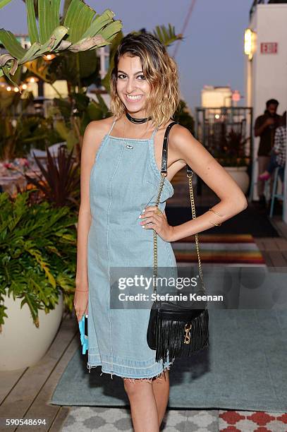 Elaine Daneshrad attends LOFT and Yes Way Rose Celebrate Summer In LA at Mama Shelter on August 16, 2016 in Los Angeles, California.