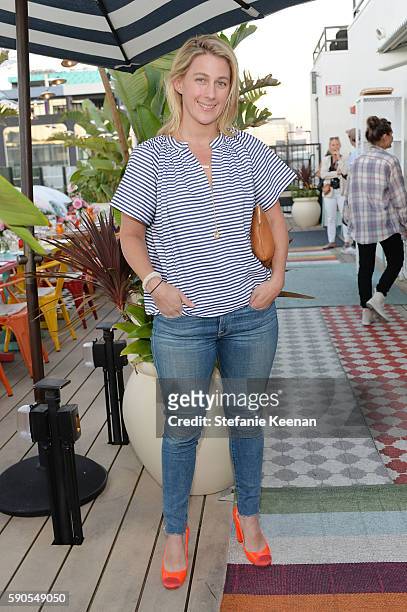 Meaghan Curcio attends LOFT and Yes Way Rose Celebrate Summer In LA at Mama Shelter on August 16, 2016 in Los Angeles, California.
