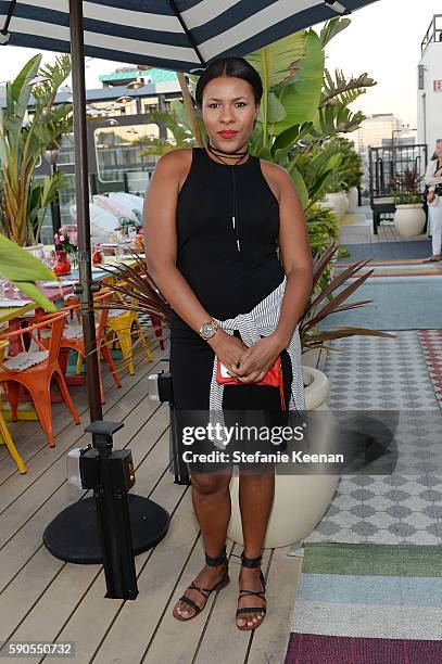 Zarinah Williams attends LOFT and Yes Way Rose Celebrate Summer In LA at Mama Shelter on August 16, 2016 in Los Angeles, California.