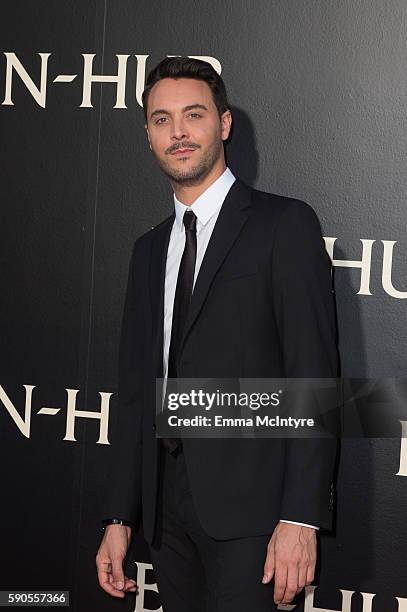 Actor Jack Huston arrives at the premiere of Paramount Pictures' 'Ben Hur' at TCL Chinese Theatre IMAX on August 16, 2016 in Hollywood, California.