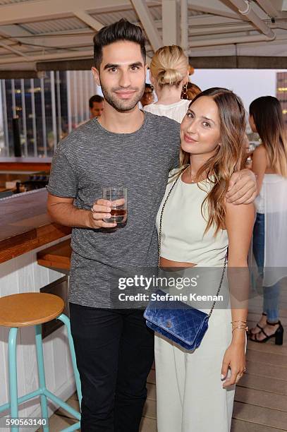 Jordan Silver and Ashley Nachum attend LOFT and Yes Way Rose Celebrate Summer In LA at Mama Shelter on August 16, 2016 in Los Angeles, California.