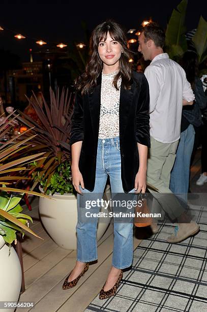 Kat Collings attends LOFT and Yes Way Rose Celebrate Summer In LA at Mama Shelter on August 16, 2016 in Los Angeles, California.