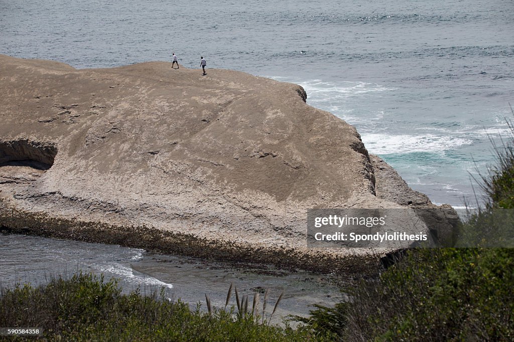 Greyhound rock near Santa Cruz, Califonia