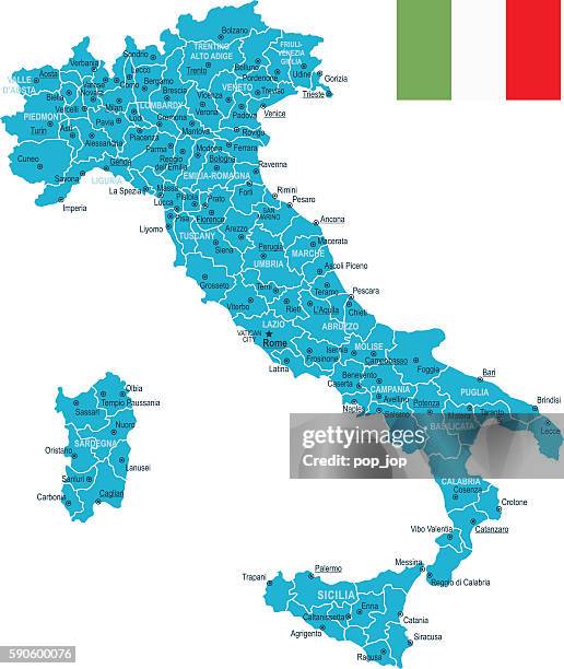 italy map - naples stock illustrations