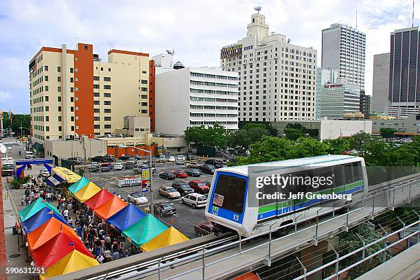 Florida, Miami, Miami-Dade Community College, Wolfson Campus, Metro mover.