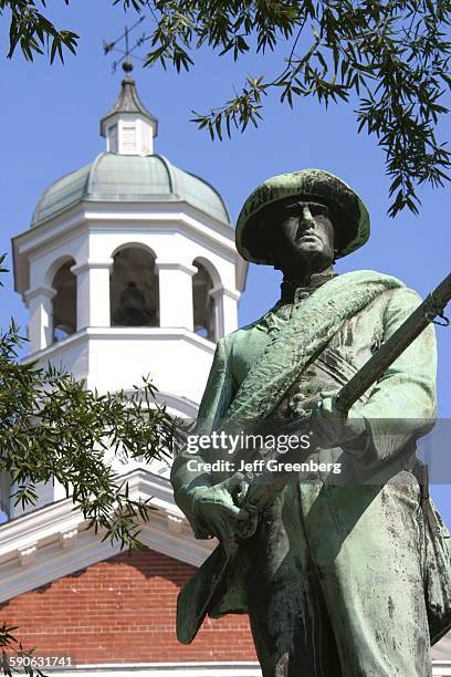 Virginia, Loudoun County, Leesburg, Old Loudoun County Courthouse, Confederate Memorial Statue.