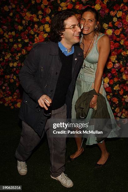 Marc Jacobs and Frankie Rayder attend In honor of The Film Foundation, a party to celebrate the opening of the Marc Jacobs Stores at Marc Jacobs...
