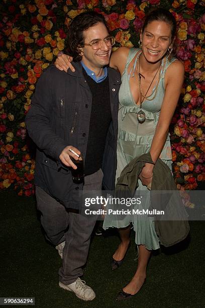 Marc Jacobs and Frankie Rayder attend In honor of The Film Foundation, a party to celebrate the opening of the Marc Jacobs Stores at Marc Jacobs...