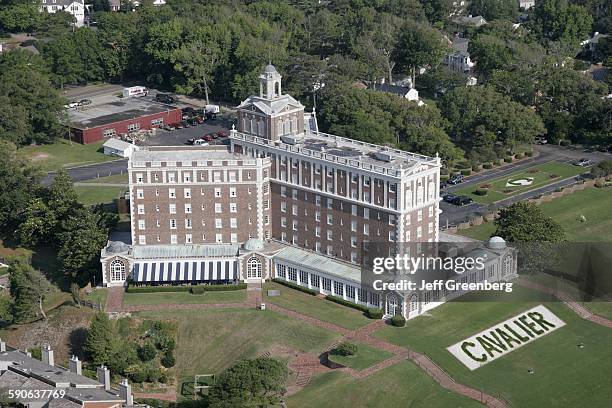 Virginia, Virginia Beach, Aerial, Historic Cavalier Hotel, Built 1926.