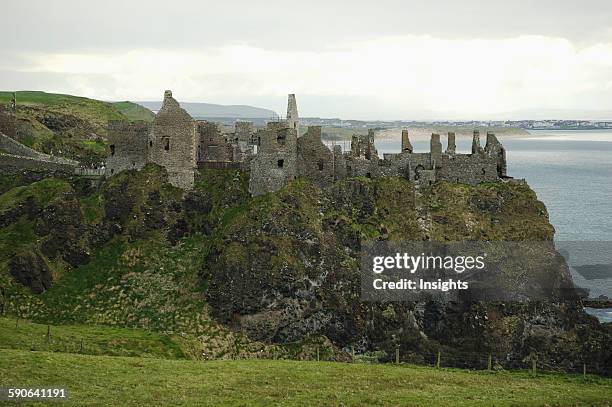 Ruins Of Dunluce Castle, Northern Ireland, United Kingdom.