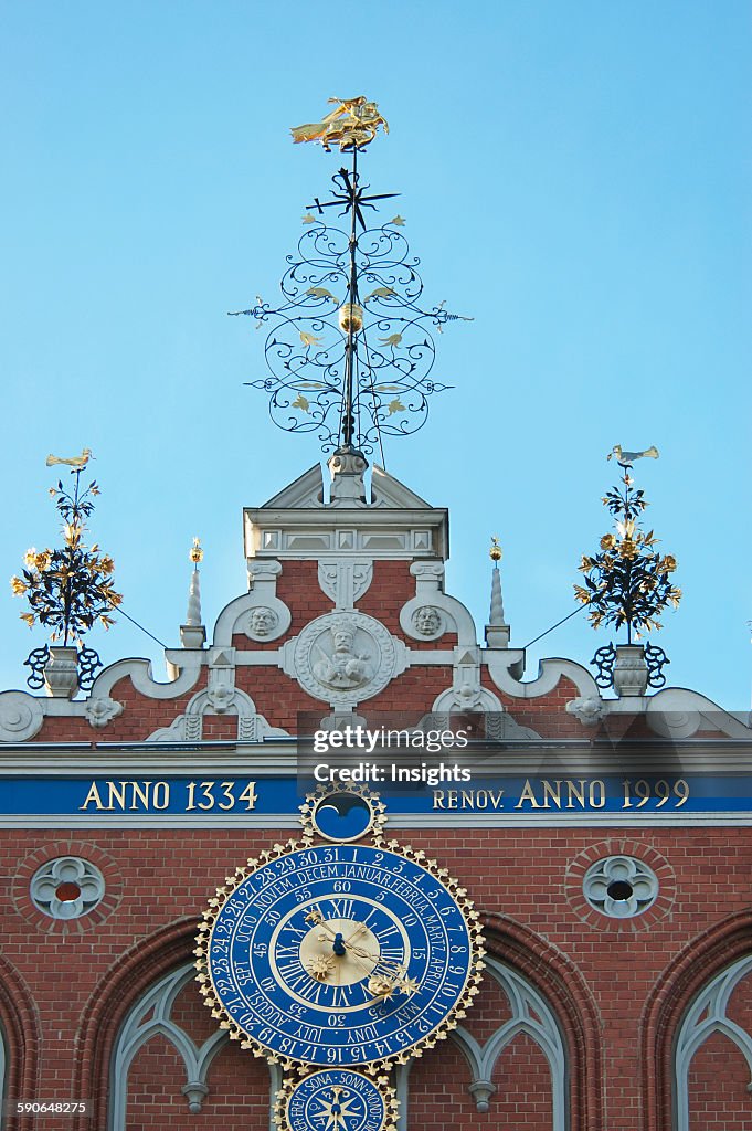 Clock Of The House Of The Blackheads.