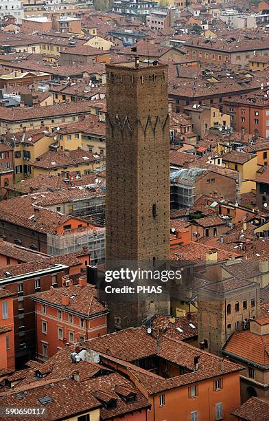 Italy, Bologna. Prendiparte Tower. 12th century.