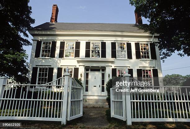 Maine, Brunswick- Harriet Beecher Stowe House House where Author Wrote Uncle Toms Cabin .