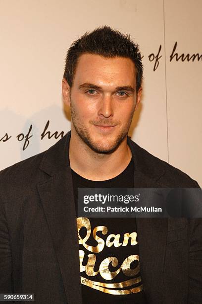 Owain Yeoman attends Citizens of Humanity Summer Party at Roosevelt Hotel on July 20, 2005.