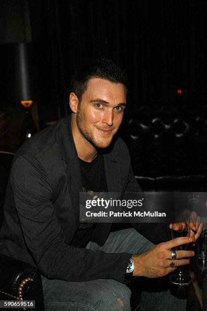 Owain Yeoman attends Citizens of Humanity Summer Party at Roosevelt Hotel on July 20, 2005.