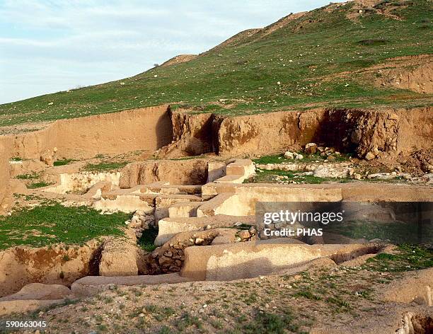Syria, Ruins of Ebla. Eblan civilization, Early Bronze Age, 3rd millennium BC. Lower town.