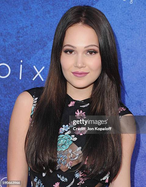 Actress Kelli Berglund arrives at Variety's Power Of Young Hollywood at NeueHouse Hollywood on August 16, 2016 in Los Angeles, California.