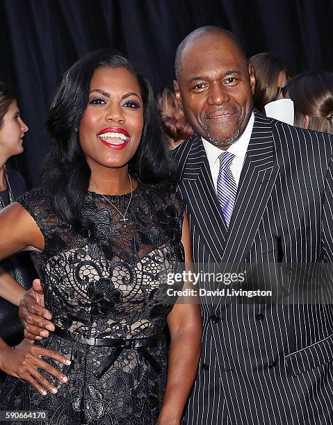 Personality Omarosa Manigault and Pastor John Allen Newman attend the premiere of Paramount Pictures' "Ben-Hur" at the TCL Chinese Theatre IMAX on...