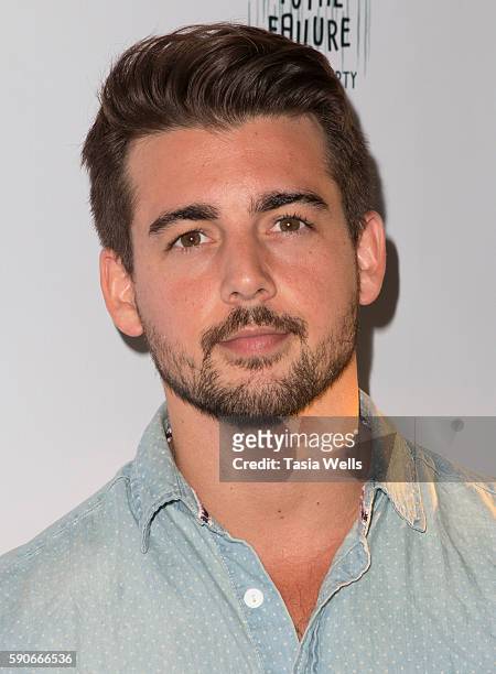 Actor John Deluca attends the launch party for M.J. Dougherty's "Life Lessons from a Total Failure" at The Sandbox on August 16, 2016 in Los Angeles,...