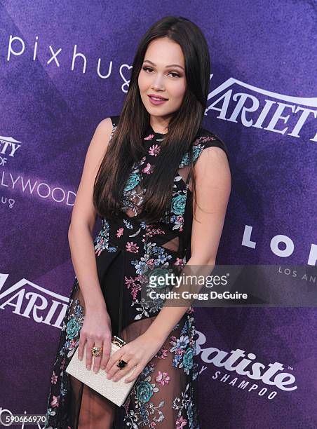 Actress Kelli Berglund arrives at Variety's Power Of Young Hollywood at NeueHouse Hollywood on August 16, 2016 in Los Angeles, California.