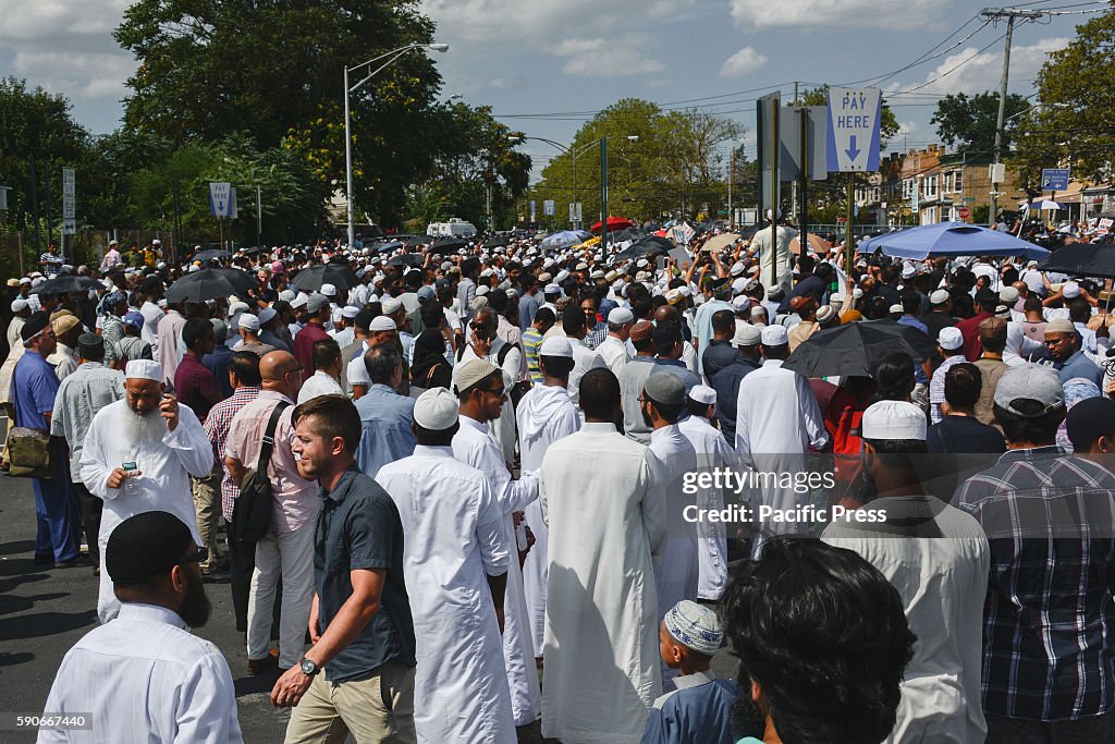 Thousands gather to mourn slain Imam and his assistant after...