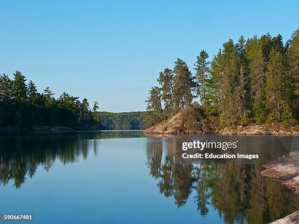 Ontario, Quetico Park, Lake Kawnipi, wilderness.