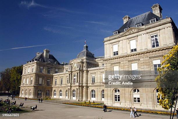 The Luxembourg Palace, headquarters of the French senate