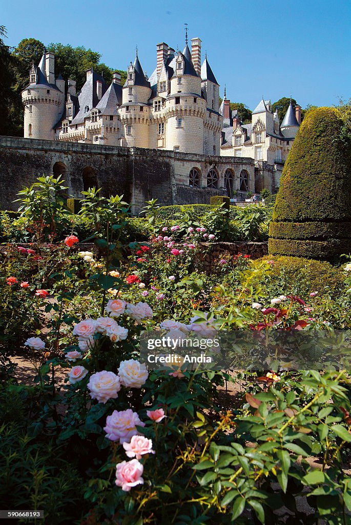 Rigny-Usse (37) : the "Chateau d'Usse" castle