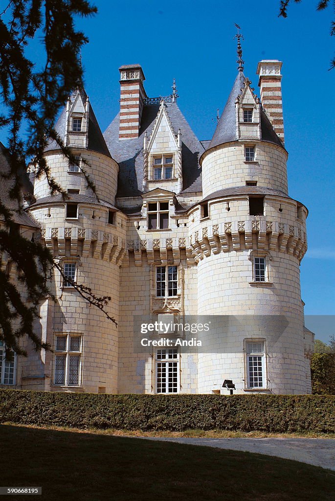 Rigny-Usse (37) : the "Chateau d'Usse" castle