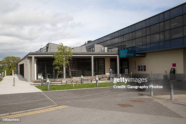 The Exchange building at Tremough campus, University of Falmouth, Penryn, Cornwall, England, UK.