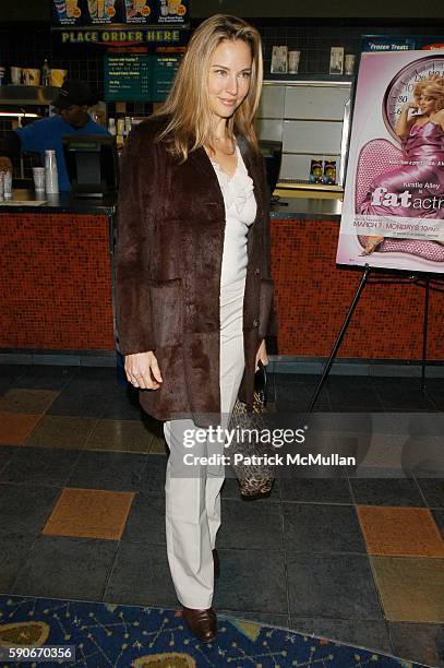 Jill Goodacre attends Showtime presents Fat Actress NY Screening and After-Party Hosted by Kirstie Alley and Matt Blank at Clearview Chelsea West...