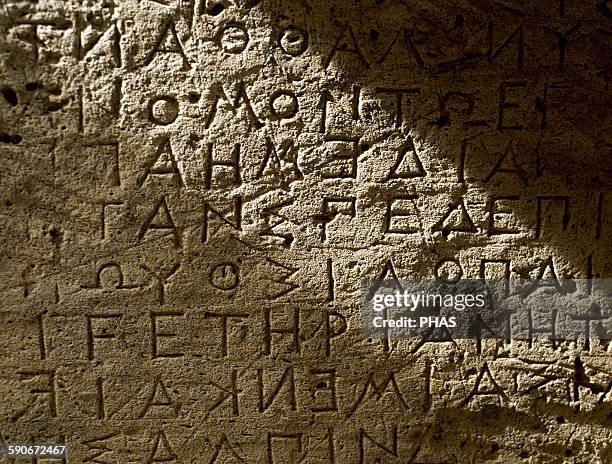 Roman Code Drawing 18 Gortyn Code Stock Photos, High-Res Pictures, and Images - Getty Images