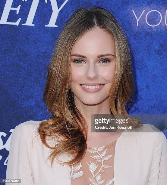Alyssa Campanella arrives at Variety's Power Of Young Hollywood at NeueHouse Hollywood on August 16, 2016 in Los Angeles, California.
