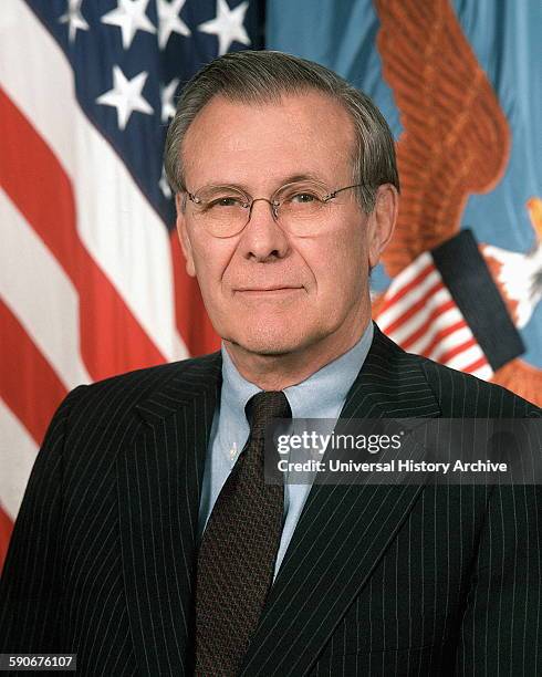 Donald Rumsfeld American politician and businessman. Secretary of Defense from 1975 to 1977 and 2001 to 2006 under President George W. Bush. U.S....