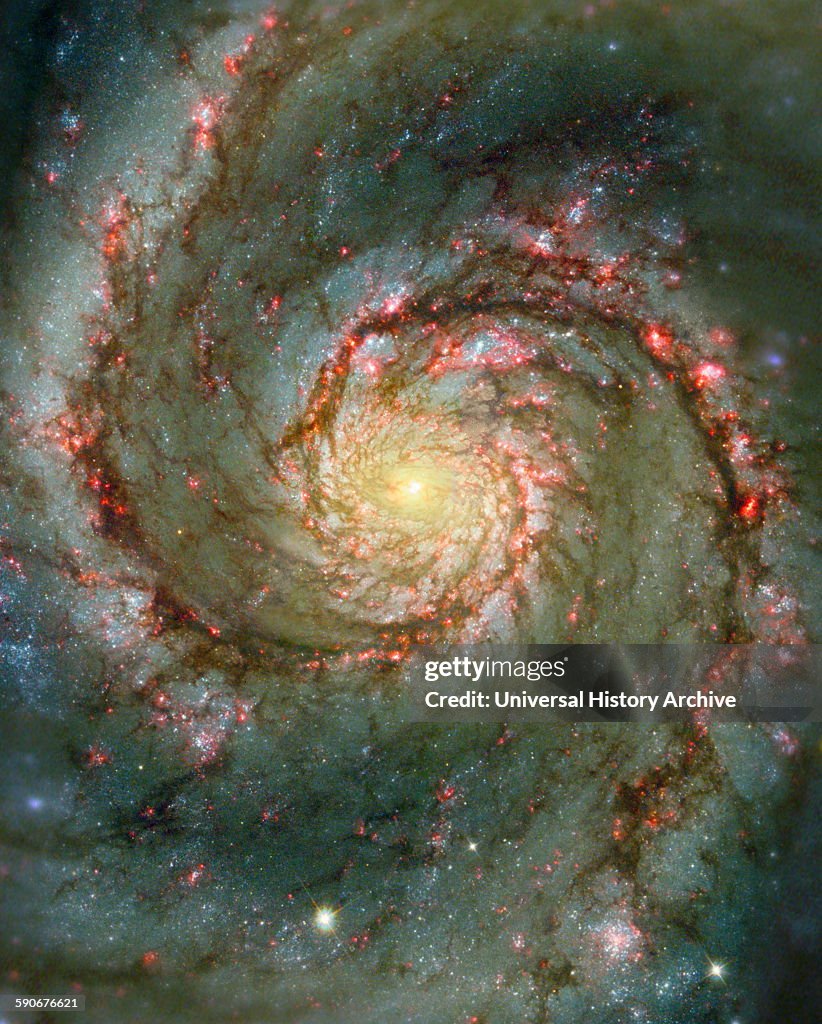 The Whirlpool Galaxy.
