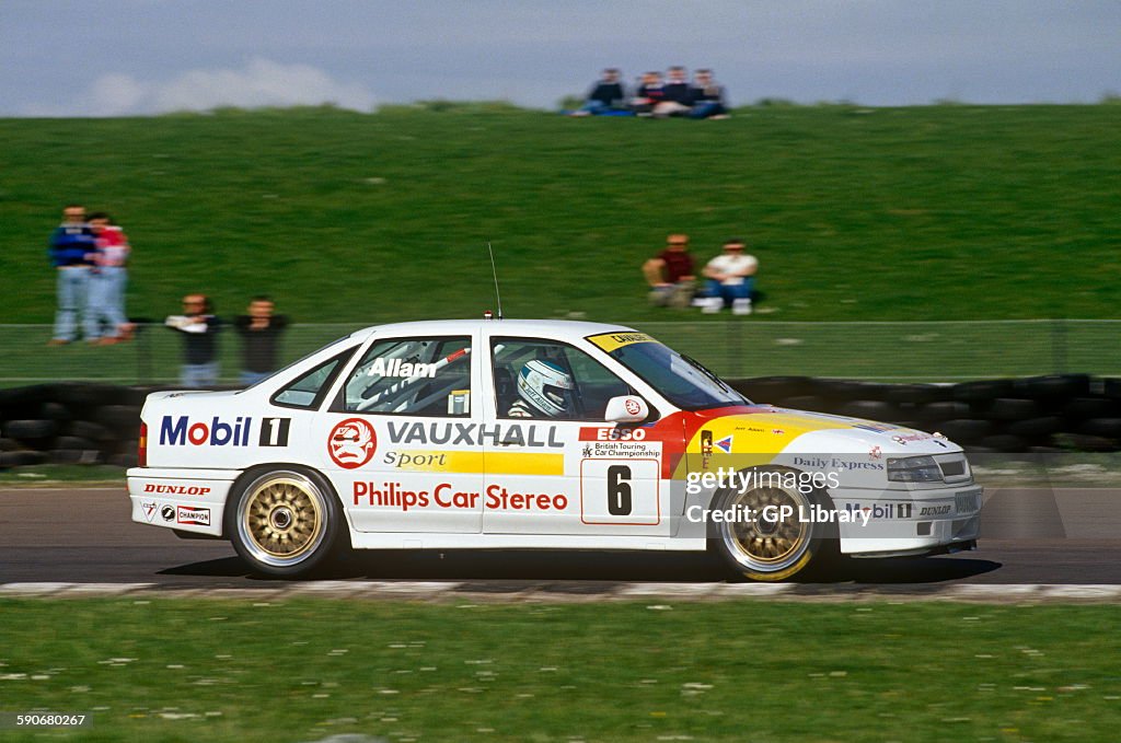 Jeff Allam in his Vauxhall Cavalier.