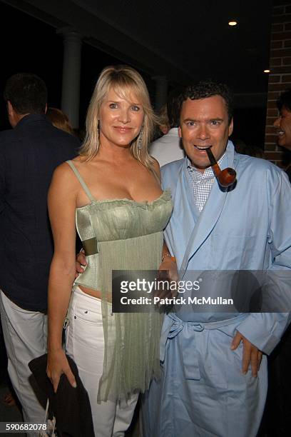 Patricia Duff and Arthur Altschul Jr. Attend An Evening at the Playboy Mansion for Dinner and Dancing, Hosted by Marcia and Richard Mishaan at...
