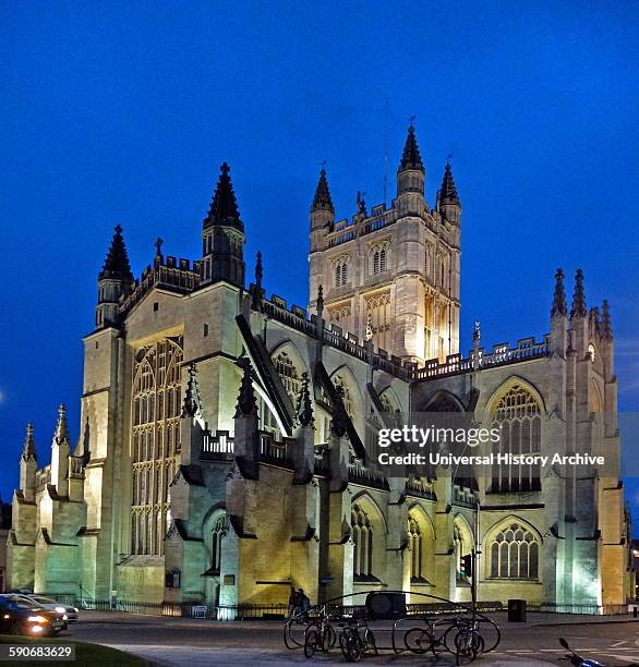 The Abbey Church of Saint Peter and Saint Paul, Bath was rebuilt in the 12th and 16th centuries. It is an example of Perpendicular Gothic...