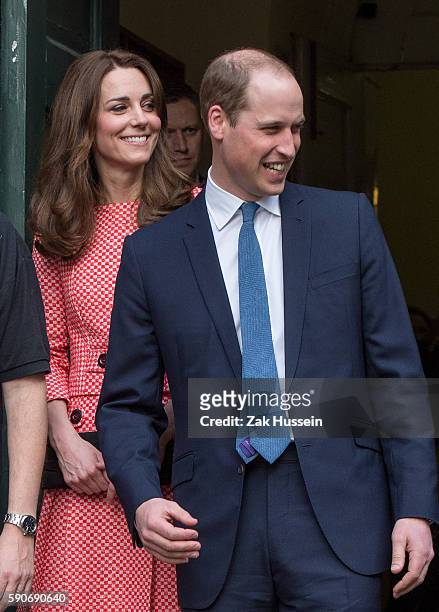 Prince William, Duke of Cambridge and Catherine, Duchess of Cambridge visit the XLP Project in London
