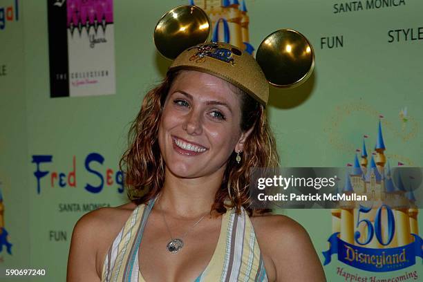 Jenna Lewis attends Disney Vintage by Jackie Brander Celebrates 50th Anniversary of Disneyland at Fred Segal on July 13, 2005 in Santa Monica, CA.