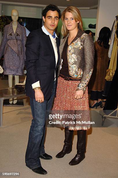 Zac Posen and Lady Kinvara Balfour attend Darphin shopping event hosted by Sally Albemarle to Celebrate the Zac Posen Fall 2005 Collection at...